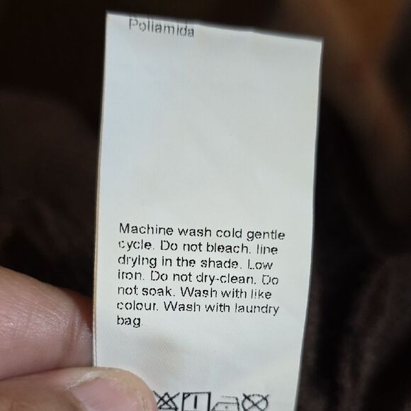 Women's V-Neck Cardigan Sweater - Brown SIZE XXL - Picture 6 of 6